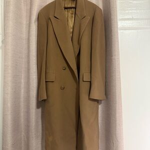 Vintage Christian Dior Elegant Tan Women's Coat